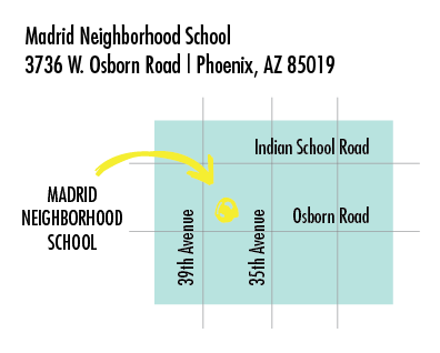 Madrid Map with Address 